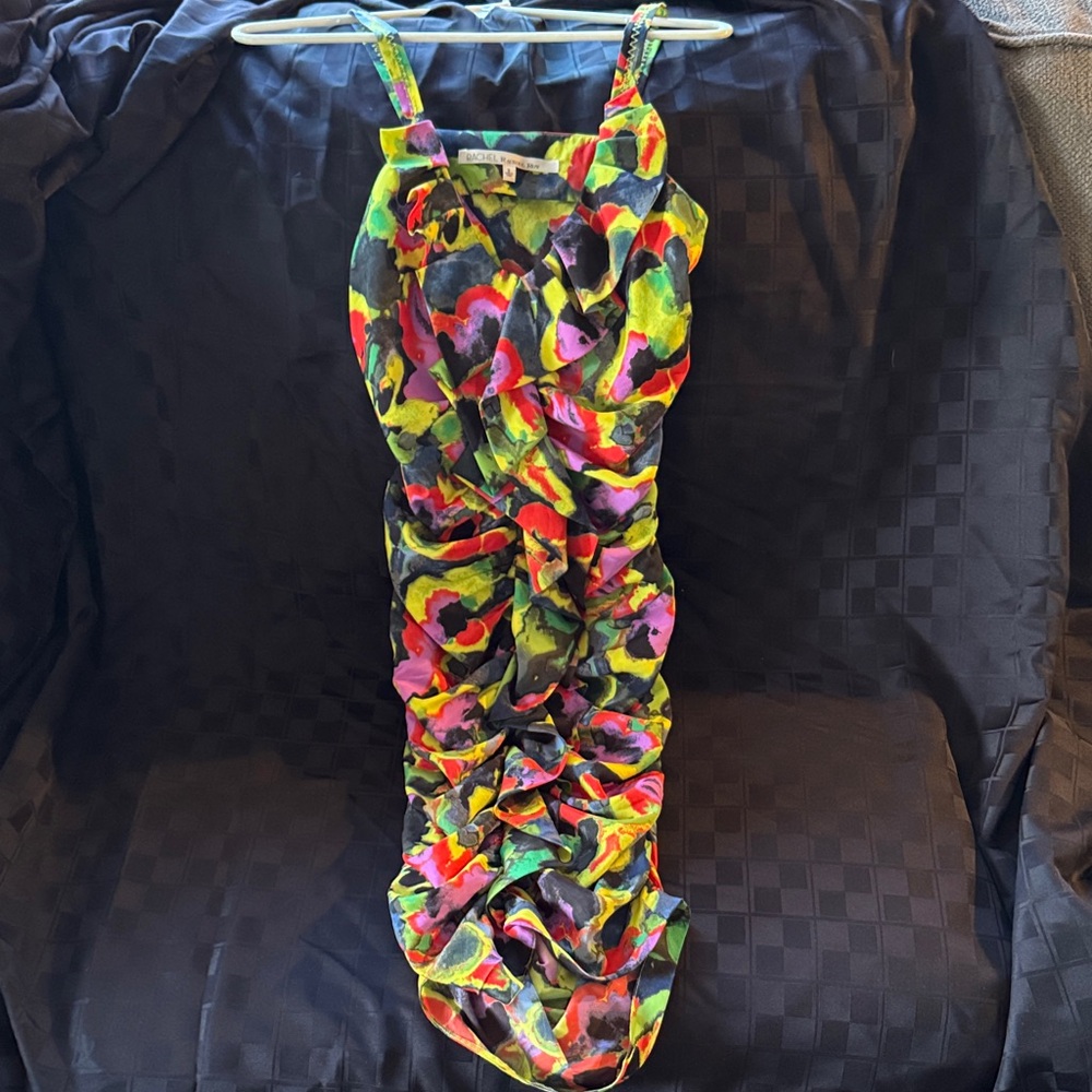 RACHEL Rachel Roy Multicolor Ruched Dress